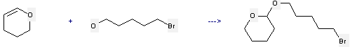 5-Bromo-1-pentanol can be used to produce 2-(5-bromo-pentyloxy)-tetrahydro-pyran